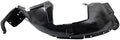 TRQ Front Left Inner Fender Liner Black Drivers Side