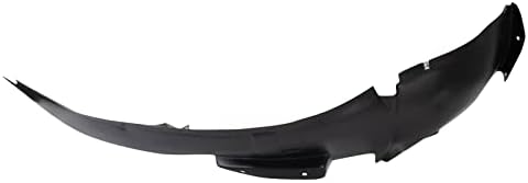 TRQ Front Left Inner Fender Liner Black Drivers Side