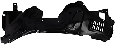 TRQ Front Left Inner Fender Liner Black Drivers Side