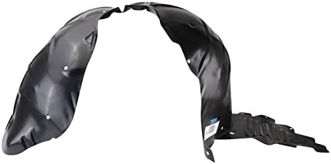 TRQ Front Left Inner Fender Liner Black Drivers Side