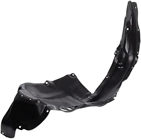 TRQ Front Right Inner Fender Liner Black Passenger Side