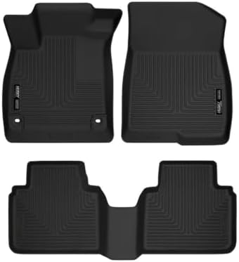 Husky Liners Weatherbeater Floor Mats | Fits 2018 - 2022 Honda Accord Sedan | Front & 2nd Row, 3-pc Black - 95741