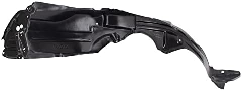 TRQ Front Left Inner Fender Liner Black Drivers Side