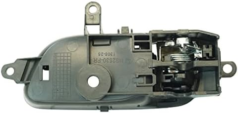 TRQ Passenger Side Interior Door Handle Chrome & Black