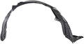 TRQ Front Left Inner Fender Liner Black Drivers Side