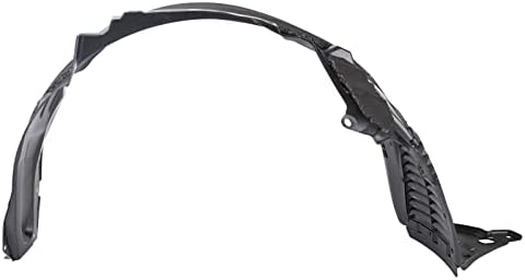 TRQ Front Left Inner Fender Liner Black Drivers Side