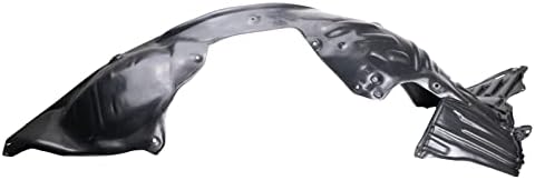 TRQ Front Left Inner Fender Liner Black Drivers Side