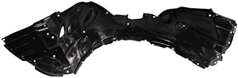 TRQ Front Right Inner Fender Liner Black Passenger Side