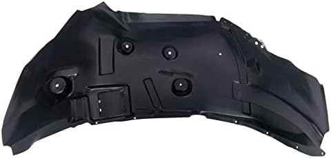 TRQ Front Right Inner Fender Liner Black Passenger Side