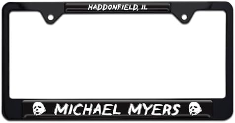 Elektroplate Michael Myers Haddonfield Halloween License Plate Frame Black