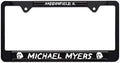 Elektroplate Michael Myers Haddonfield Halloween License Plate Frame Black