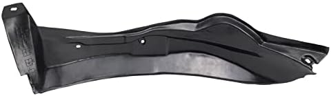 TRQ Front Right Inner Fender Liner Black Passenger Side
