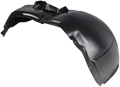 TRQ Front Right Inner Fender Liner Black Passenger Side