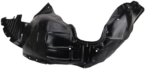 TRQ Front Left Inner Fender Liner Black Drivers Side