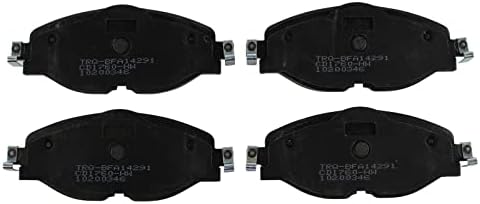 TRQ Front Ceramic Brake Pad Set