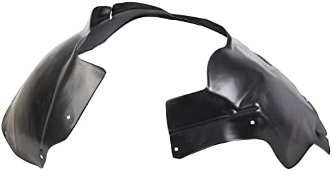 TRQ Front Left Inner Fender Liner Black Drivers Side