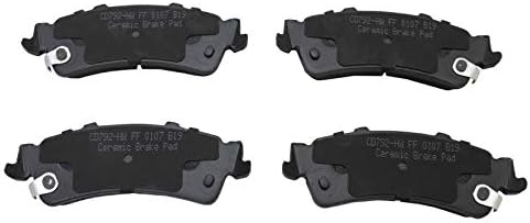 TRQ Rear Posi Ceramic Brake Pad Kit Set