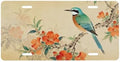 Colorful Hummingbird Flowers Front License Plate 6" * 12" for Women