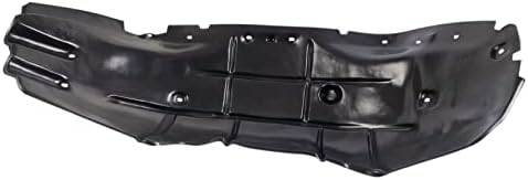 TRQ Front Left Inner Fender Liner Black Drivers Side
