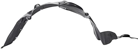 TRQ Front Left Inner Fender Liner Black Drivers Side