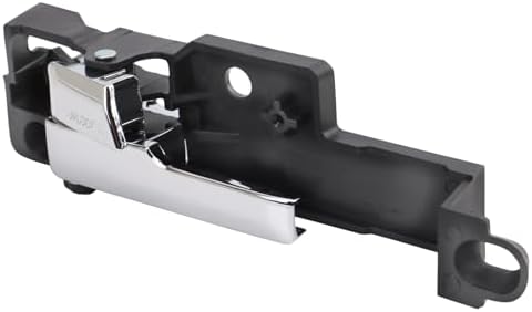 TRQ Metal Reinforced Front Left Interior Door Handle Chrome PlasticSteel