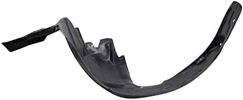 TRQ Front Right Inner Fender Liner Black Passenger Side
