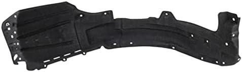 TRQ Front Right Inner Fender Liner Black Passenger Side