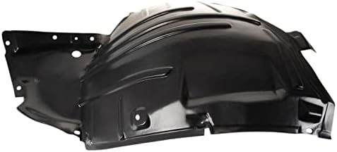 TRQ Front Left Forward Inner Fender Liner Black Drivers Side