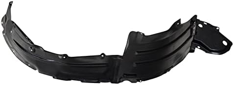 TRQ Front Left Inner Fender Liner Black Drivers Side