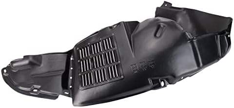 TRQ Front Left Inner Fender Liner Black Drivers Side