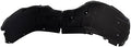 TRQ Front Left Inner Fender Liner Black Drivers Side