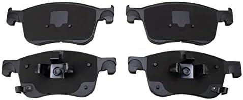 TRQ Front Ceramic Brake Pad Set Includes Contact Point Grease