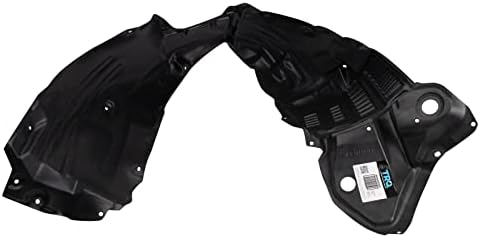 TRQ Front Left Inner Fender Liner Black Drivers Side