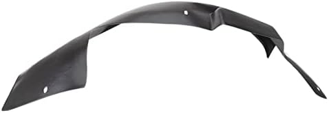 TRQ Front Left Rearward Inner Fender Liner Black Drivers Side