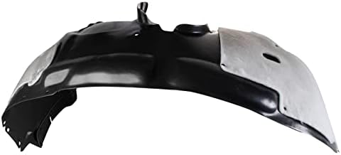 TRQ Front Left Inner Fender Liner Black Drivers Side