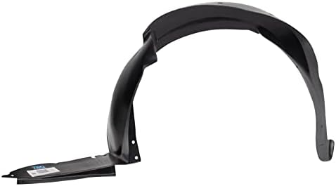 TRQ Front Right Inner Fender Liner Black Passenger Side