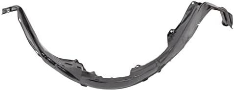 TRQ Front Left Inner Fender Liner Black Drivers Side