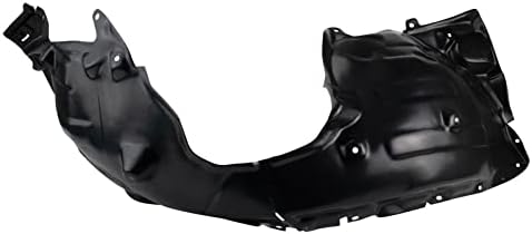 TRQ Front Left Inner Fender Liner Black Drivers Side