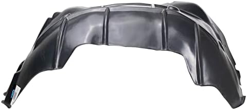 TRQ Front Right Inner Fender Liner Black Passenger Side