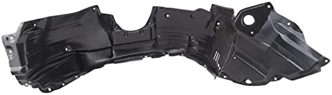 TRQ Front Left Inner Fender Liner Black Drivers Side