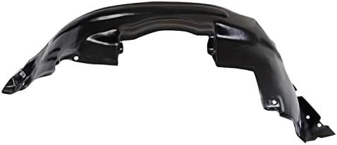 TRQ Front Left Inner Fender Liner Black Drivers Side
