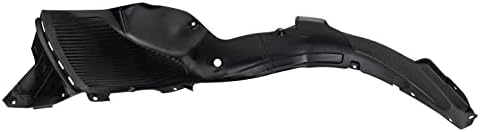 TRQ Front Right Inner Fender Liner Black Passenger Side