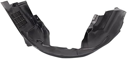TRQ Front Right Inner Fender Liner Black Passenger Side