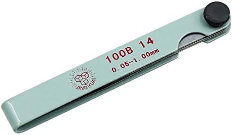 uxcell 14 Blade Master Feeler Gauge Car Spark Plug Gap Metric Measuring Tool 0.05-1mm - Image 2
