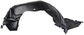 TRQ Front Left Inner Fender Liner Black Drivers Side