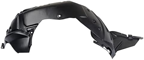 TRQ Front Left Inner Fender Liner Black Drivers Side