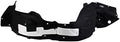 TRQ Front Right Inner Fender Liner Black Passenger Side