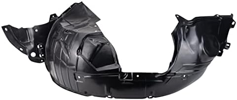 TRQ Front Left Inner Fender Liner Black Drivers Side