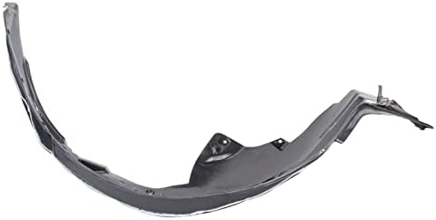 TRQ Front Left Inner Fender Liner Black Drivers Side