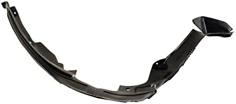 TRQ Front Left Inner Fender Liner Black Drivers Side